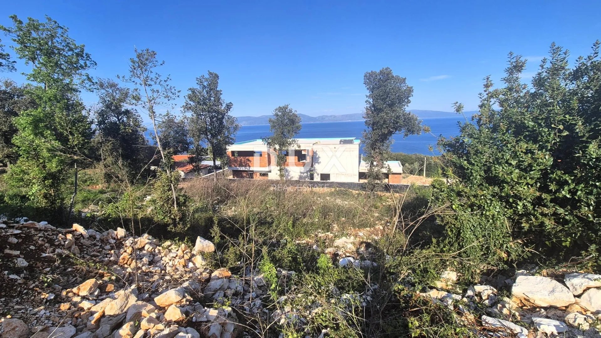 ISTRA,RABAC(OKOLICA) - Građevinsko zemljište s pogledom na more - Rabac, Labin