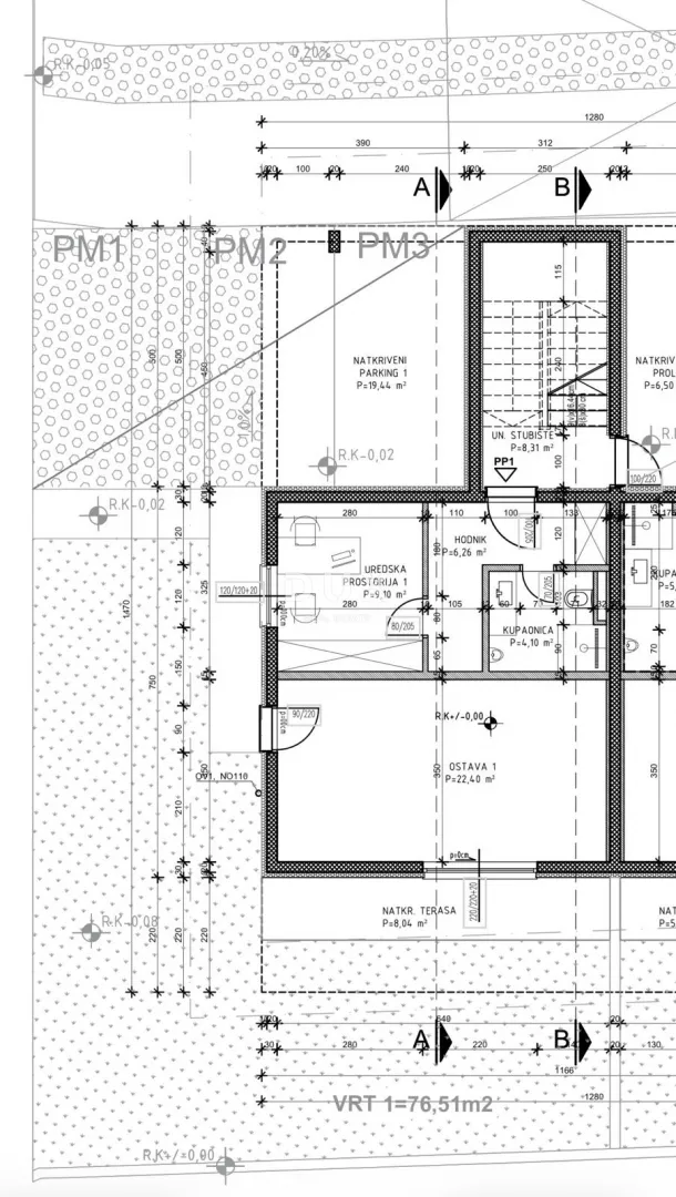 dalmacija, kaštela - poslovni prostor 53,53 m² s vrtom 76 m² - slika 13