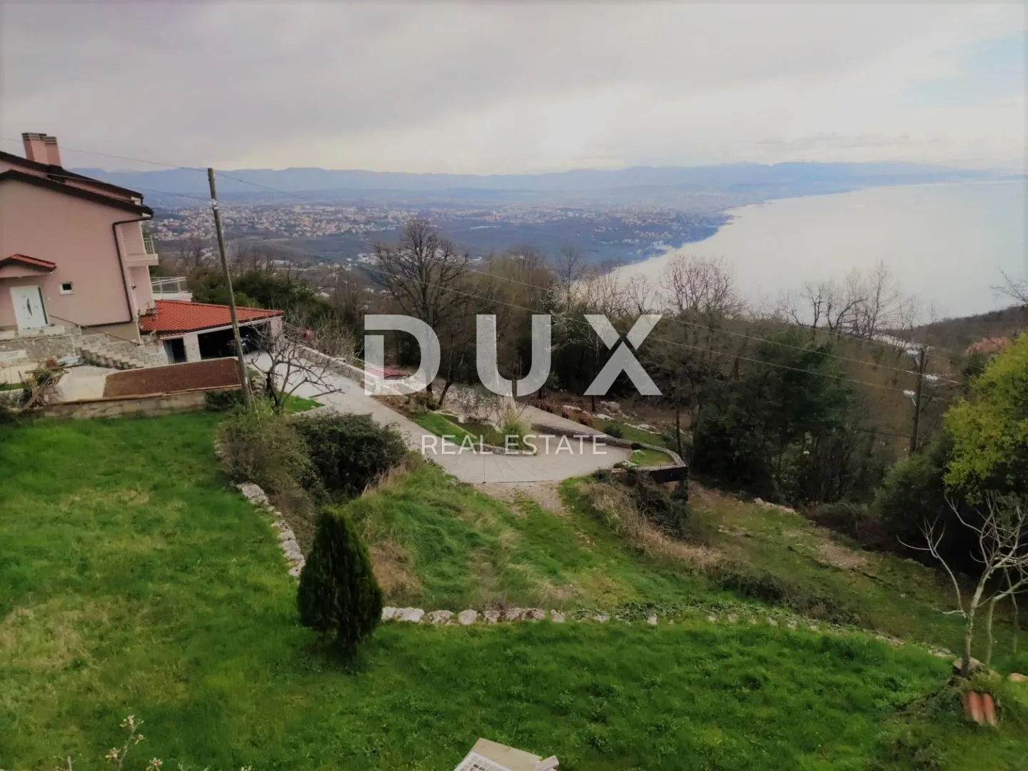 MATULJI, BREGI - Građevinsko zemljište 1147m2 sa pogledom na more - Bregi, Matulji