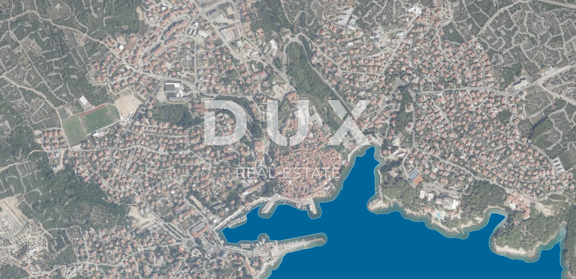 OTOK KRK, GRAD KRK - Građevinski teren za 8 apartmana