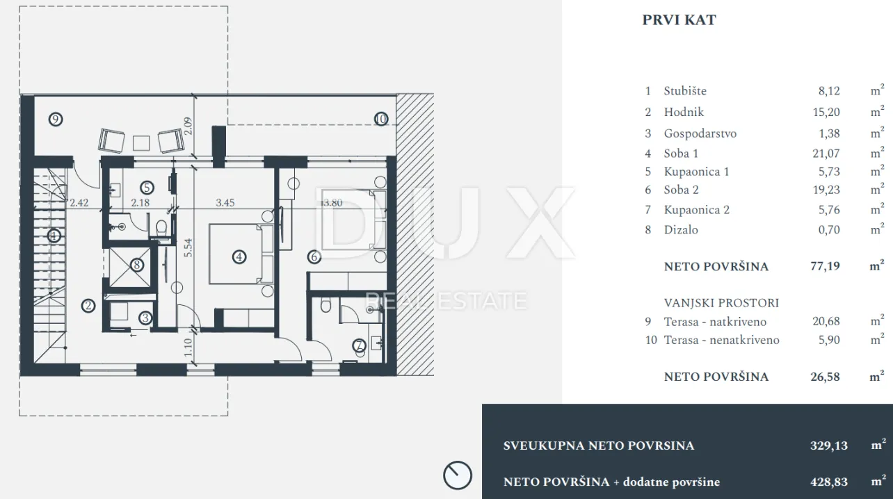 istra, savudrija - moderna luksuzna villa blizu mora v32 - slika 12