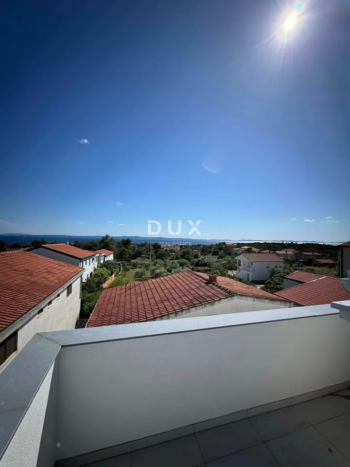 zadar, vir - stan s terasom - pogled na more! - novogradnja! - slika 2