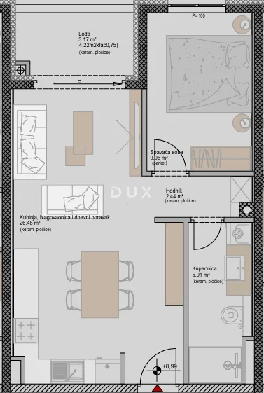 istra, poreč - suvremeni stan 1s+db u novom projektu, blizu mora, mogućnost finaciranja kreditom - slika 3