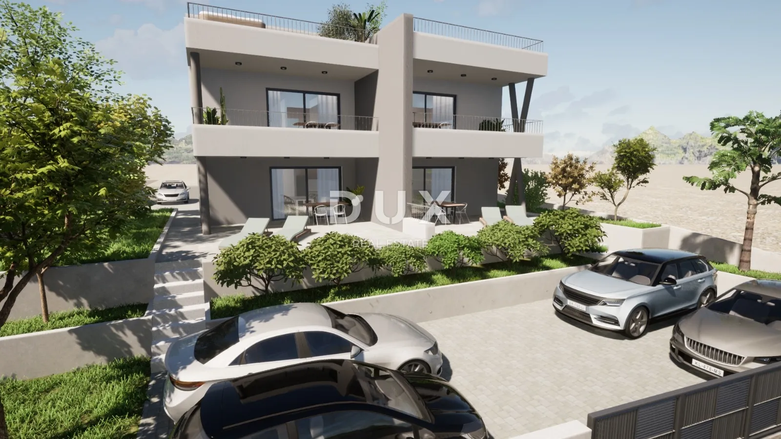 šibenik, vodice – prizemni stan s vrtom i 2 parkinga - slika 1