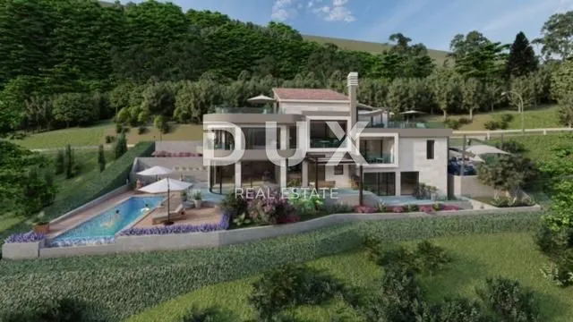 mošćenička draga - vila u izgradnji s prekrasnim pogledom - slika 14