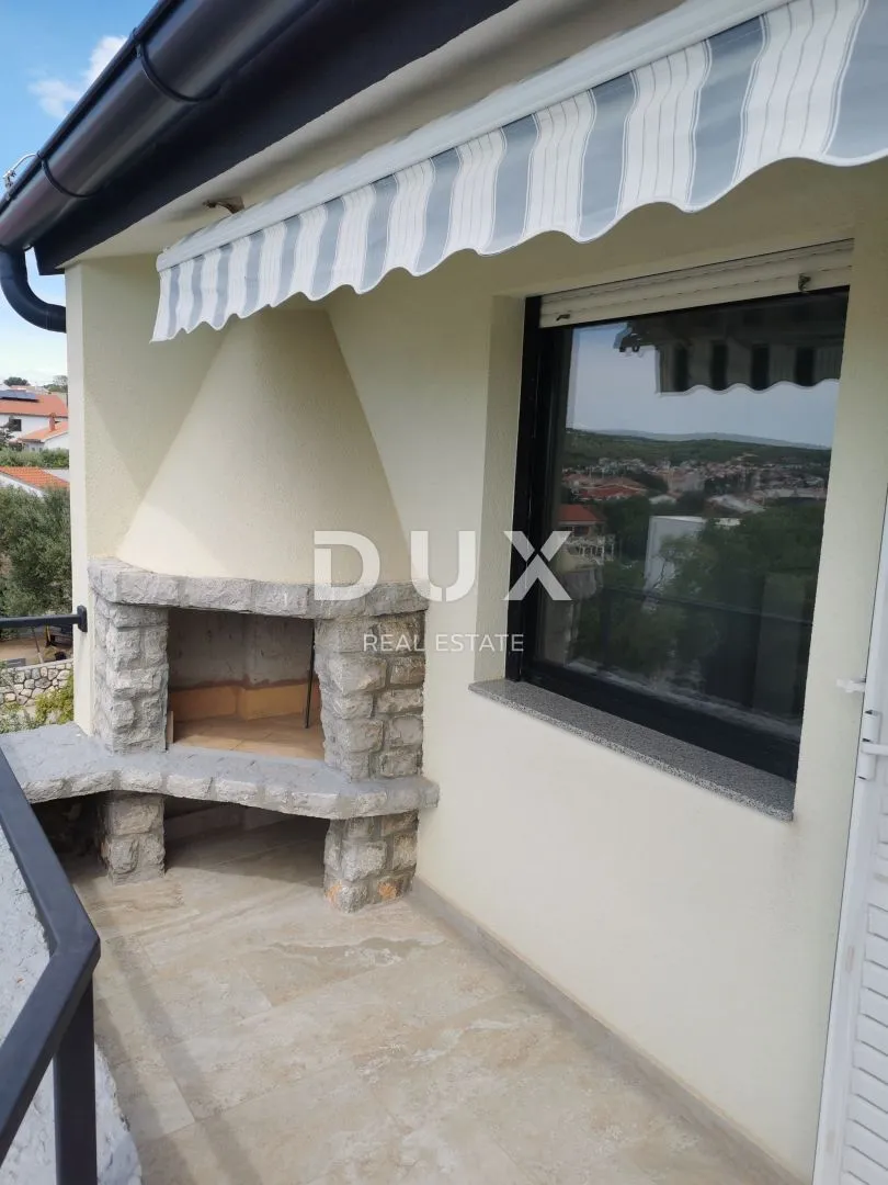 otok krk, grad krk - apartman s pogledom na more - slika 16