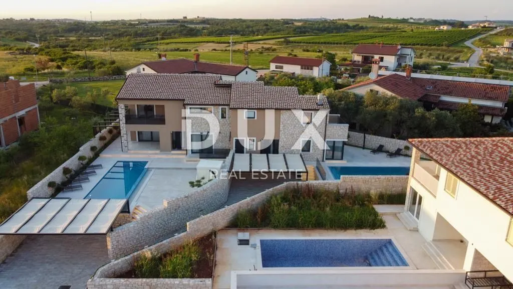 istra, nova vas, luksuzna dvojna vila, 146.42 m2, bazen, terasa - slika 7