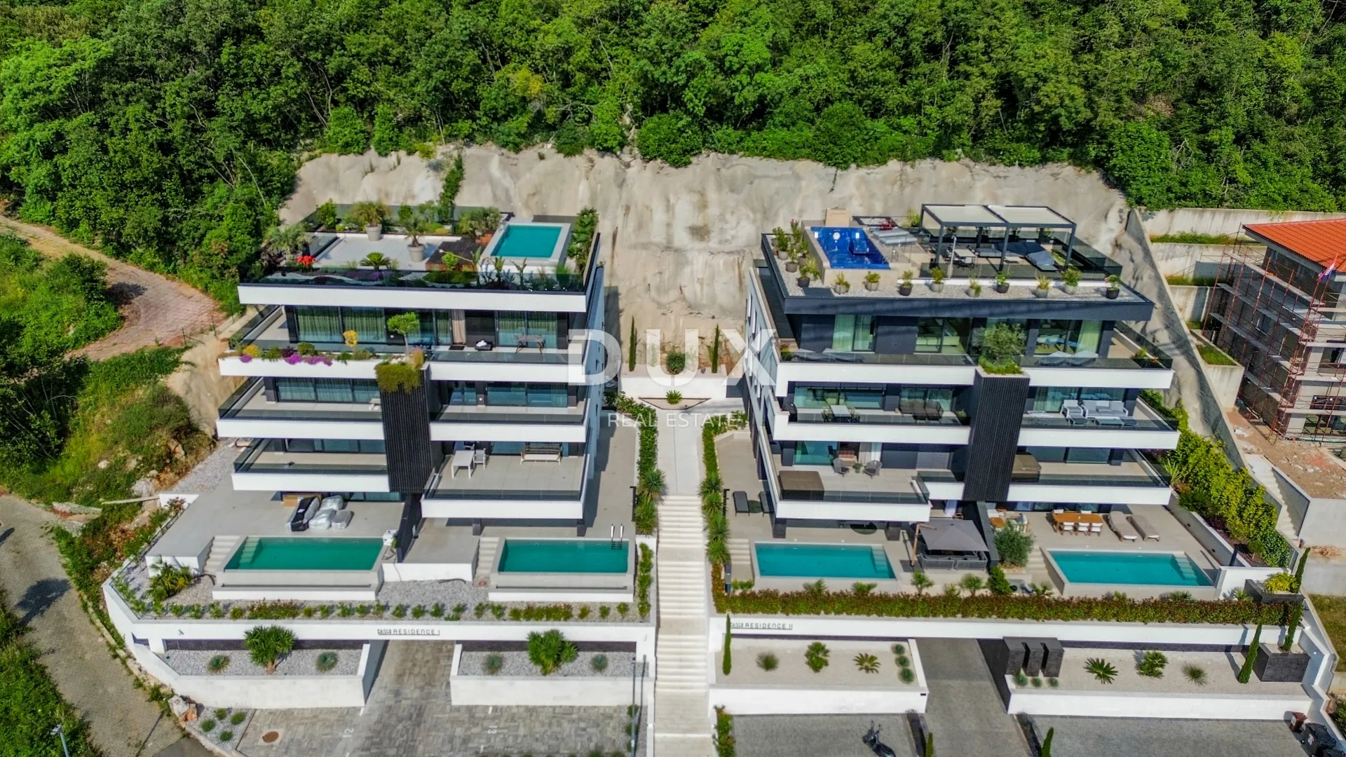 OPATIJA, CENTAR - 134m2 prestižni objekt za najam u vrhunskoj novogradnji, panoramski pogled na more