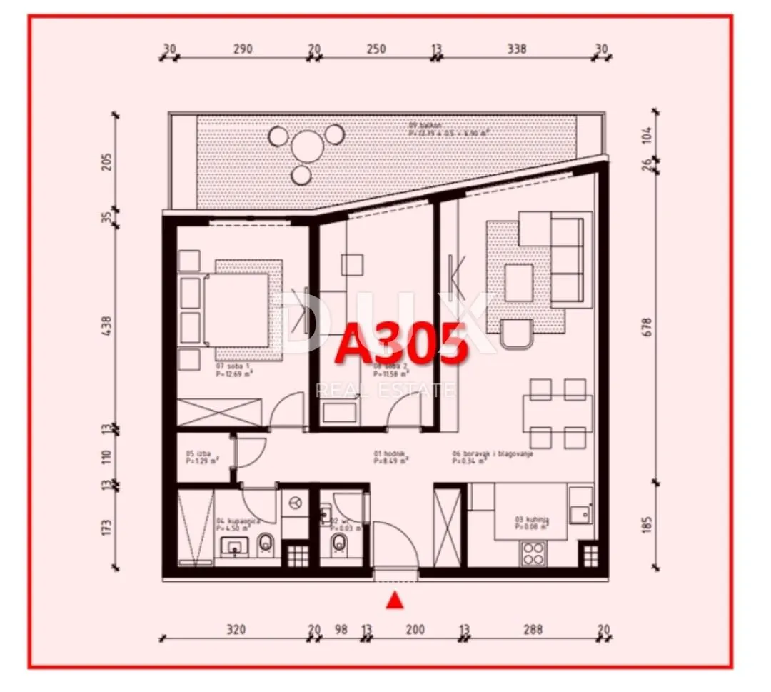 istra, poreč - penthouse 120m2, novogradnja 800m od mora! - slika 9