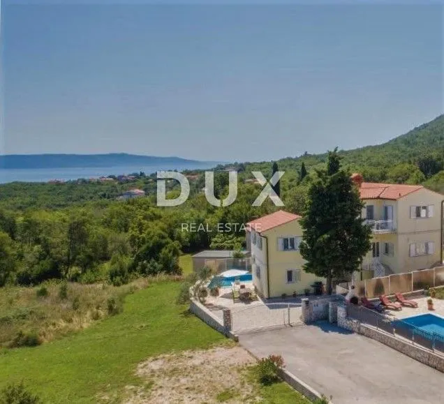 istra, rabac - kuća za odmor s bazenom i pogledom na more - slika 2