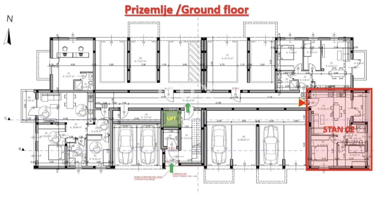istra, pula - dvosobni stan 54,30 m2 u prizemlju! - slika 4