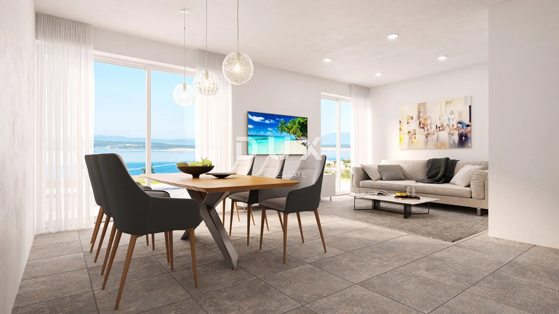 crikvenica, kuća, 72 m², bazen, pogled na more - slika 2