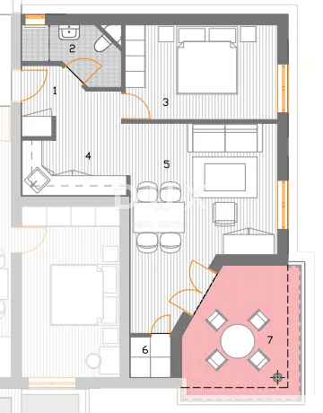 primošten, dolac - sniženo! atraktivan apartman blizu mora - slika 13
