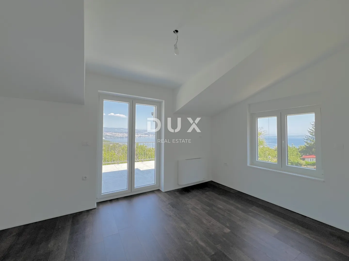 opatija, lovran, trosoban stan, 80 m2, dvije terase, pogled na more - slika 6