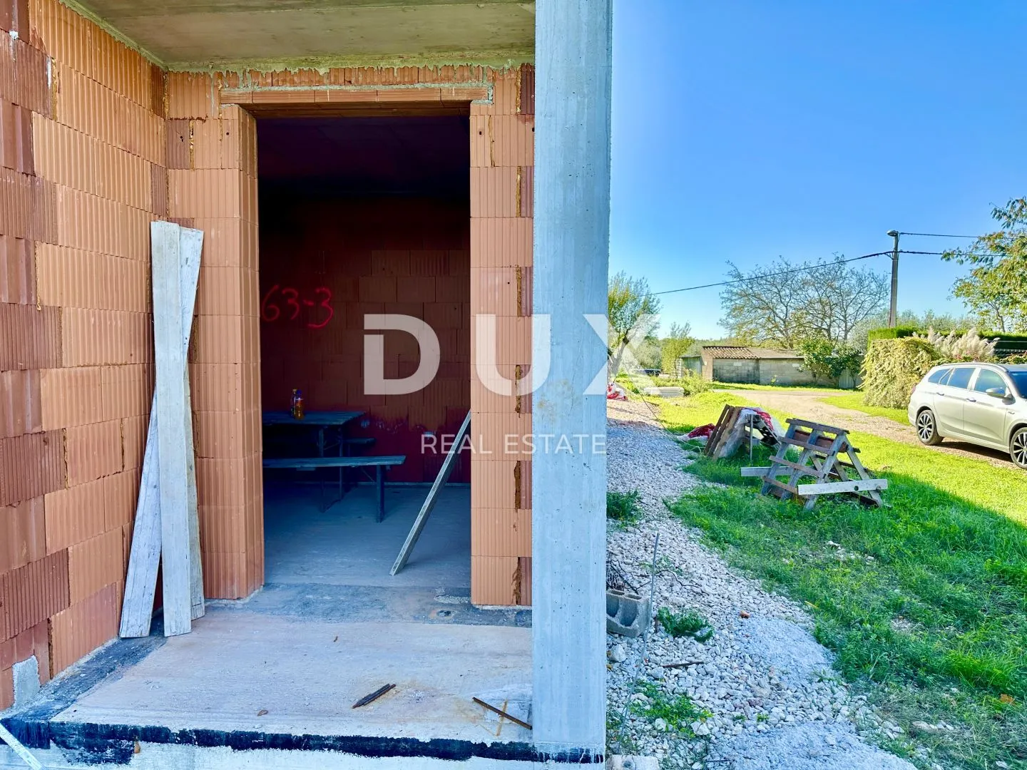 istra, umag - kuća s pogledom na more u roh-bau fazi - slika 16