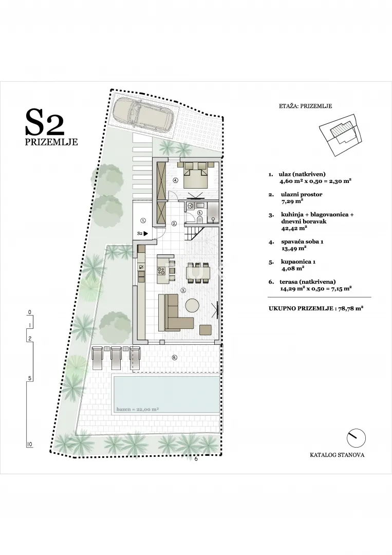 šibenik, vodice – lux duplex s bazenom, krovnom terasom i top pogledom - slika 7