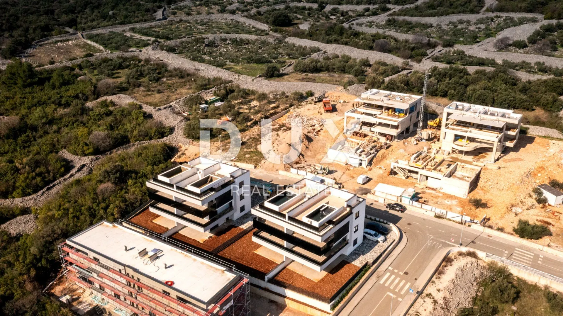 grad krk, centar - dvoetažni penthouse s bazenom i panoramskim pogledom - slika 8