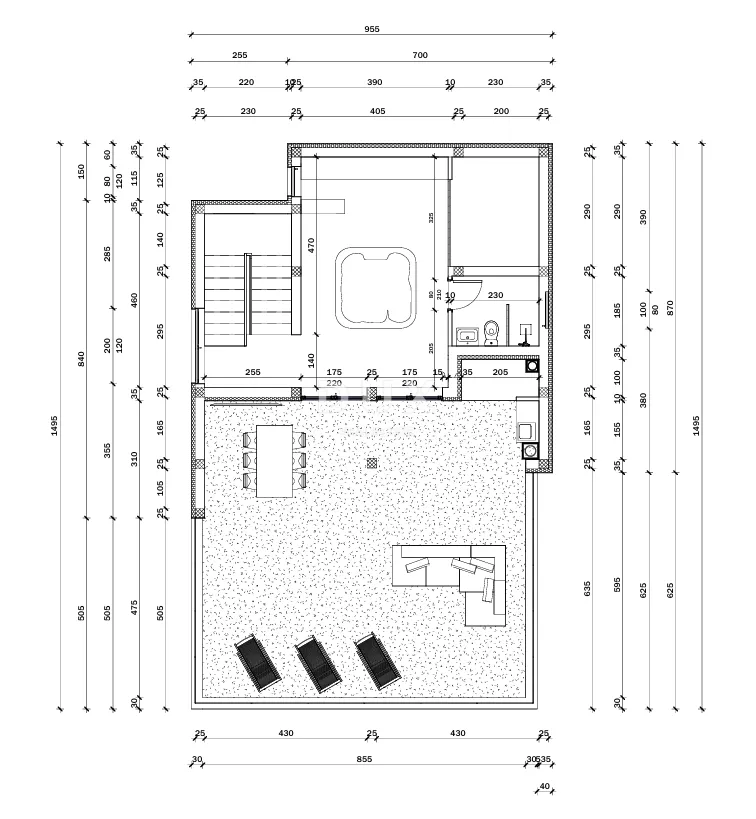 zadar, starigrad, vila 280 m², bazen, pogled na more - slika 17