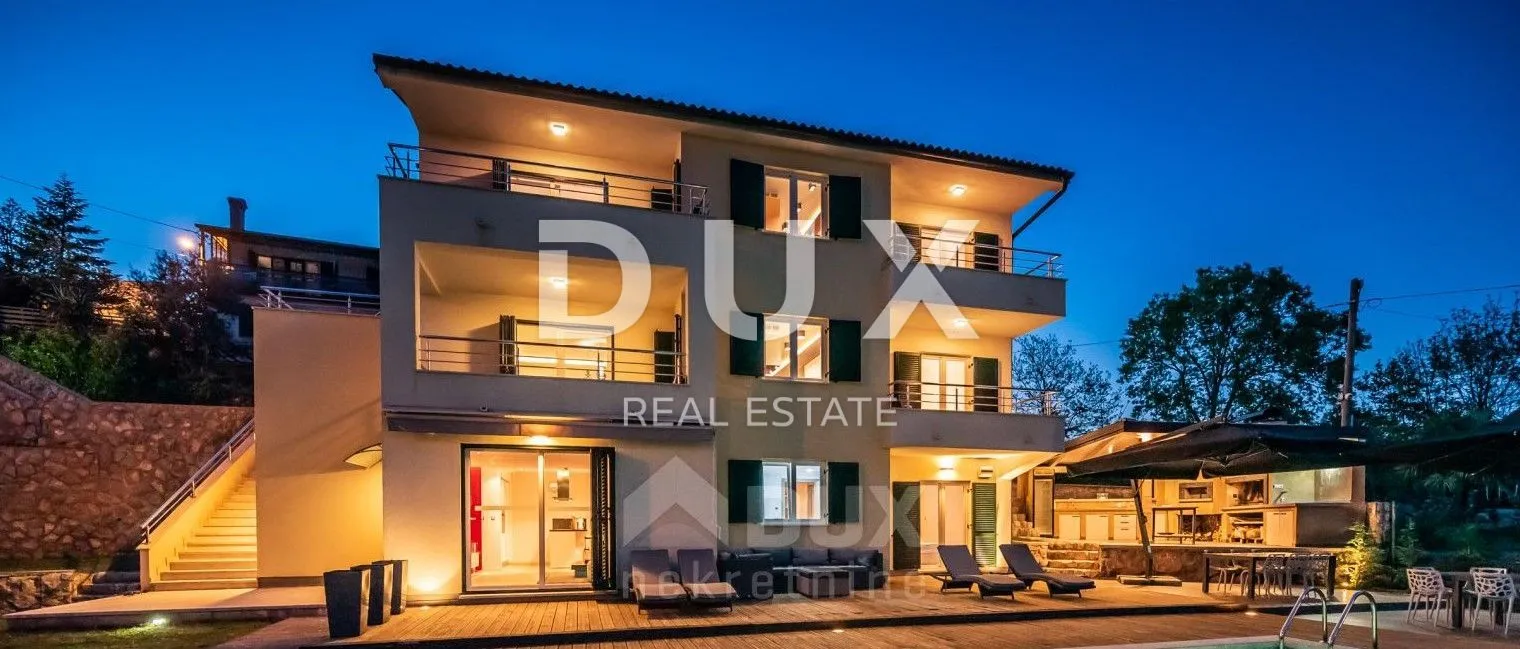 OPATIJA, POBRI - villa 404.85m2 s bazenom i panoramskim pogledom na more - Pobri, Opatija