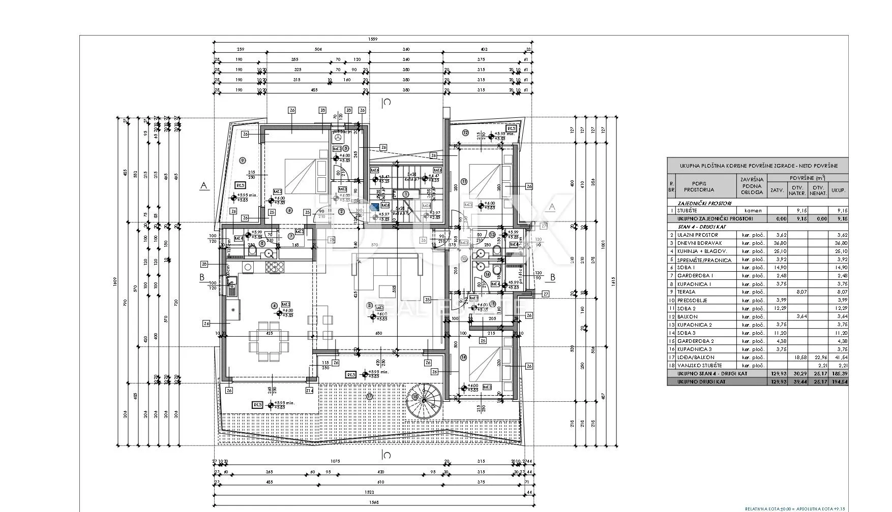 zadar, kožino - luksuzni penthouse pokraj mora - slika 23