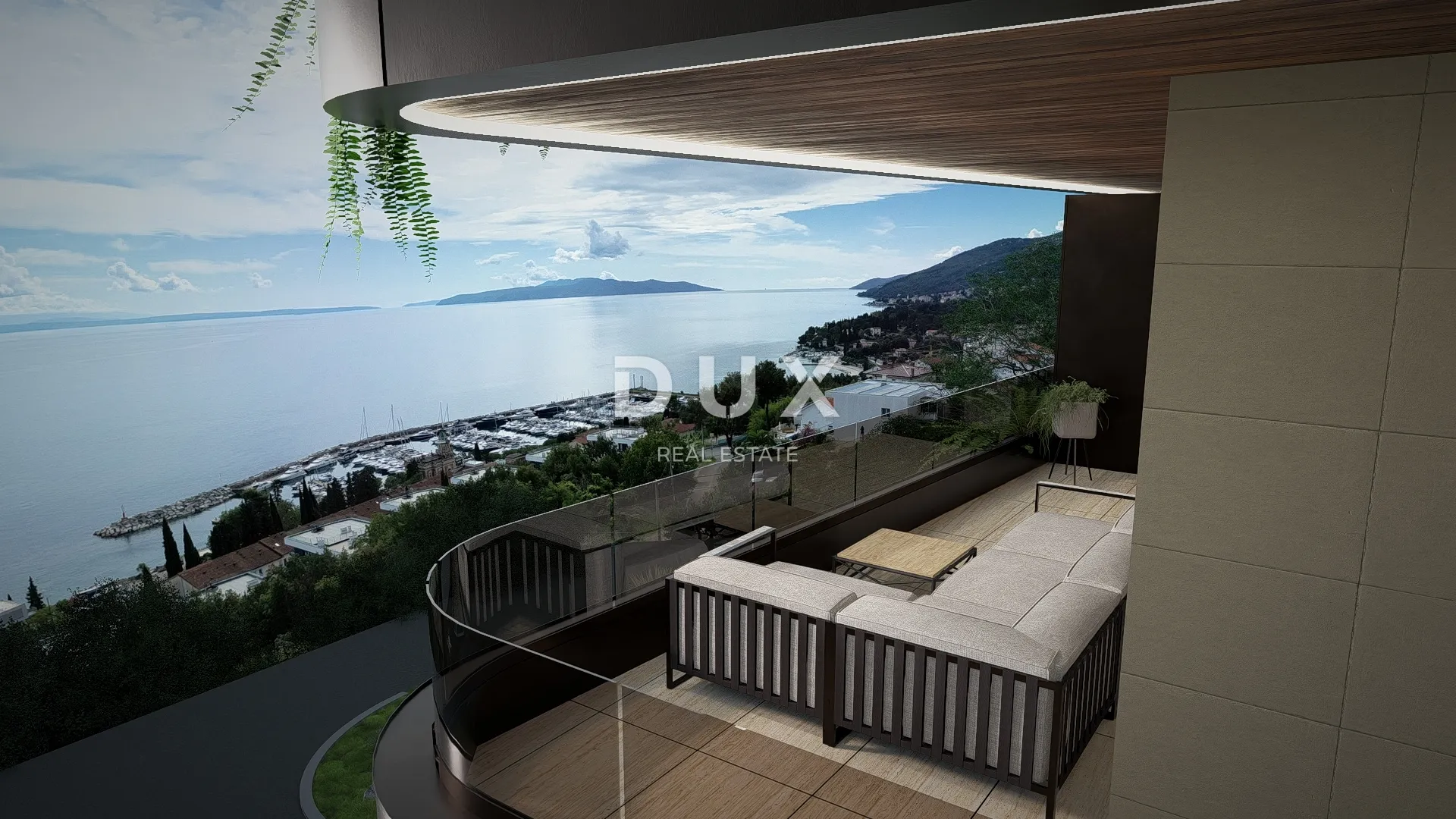 opatija, ičići - elegantna jedinica s terasom i pogledom na cijeli kvarner - slika 8