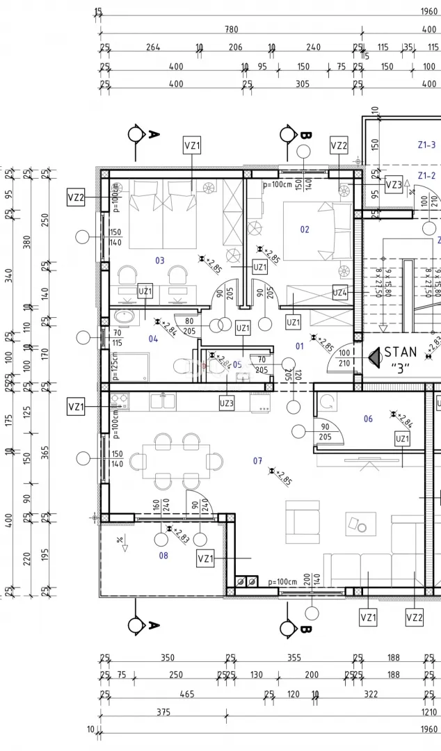 kvarner, viškovo, stan, 92 m2, novogradnja s okućnicom - slika 4