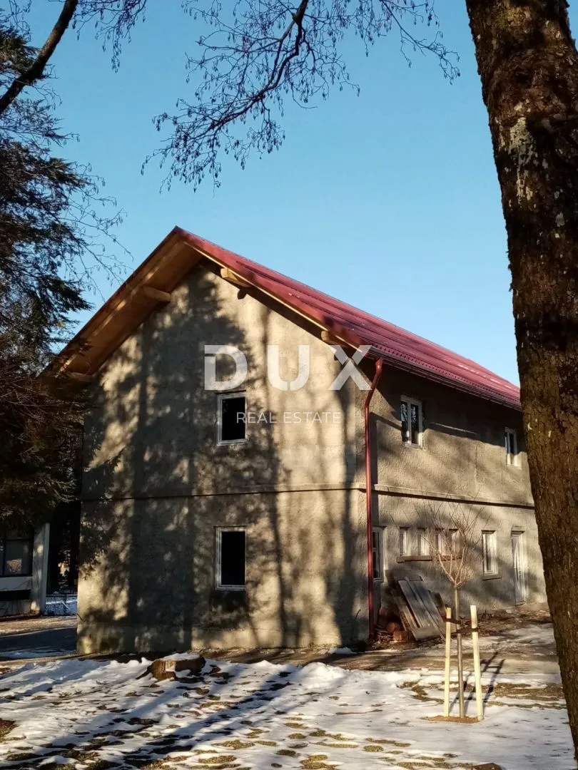 gorski kotar, delnice - zgrada s dva stana i s poslovnim prostorom u centru delnica.prilika! - slika 2