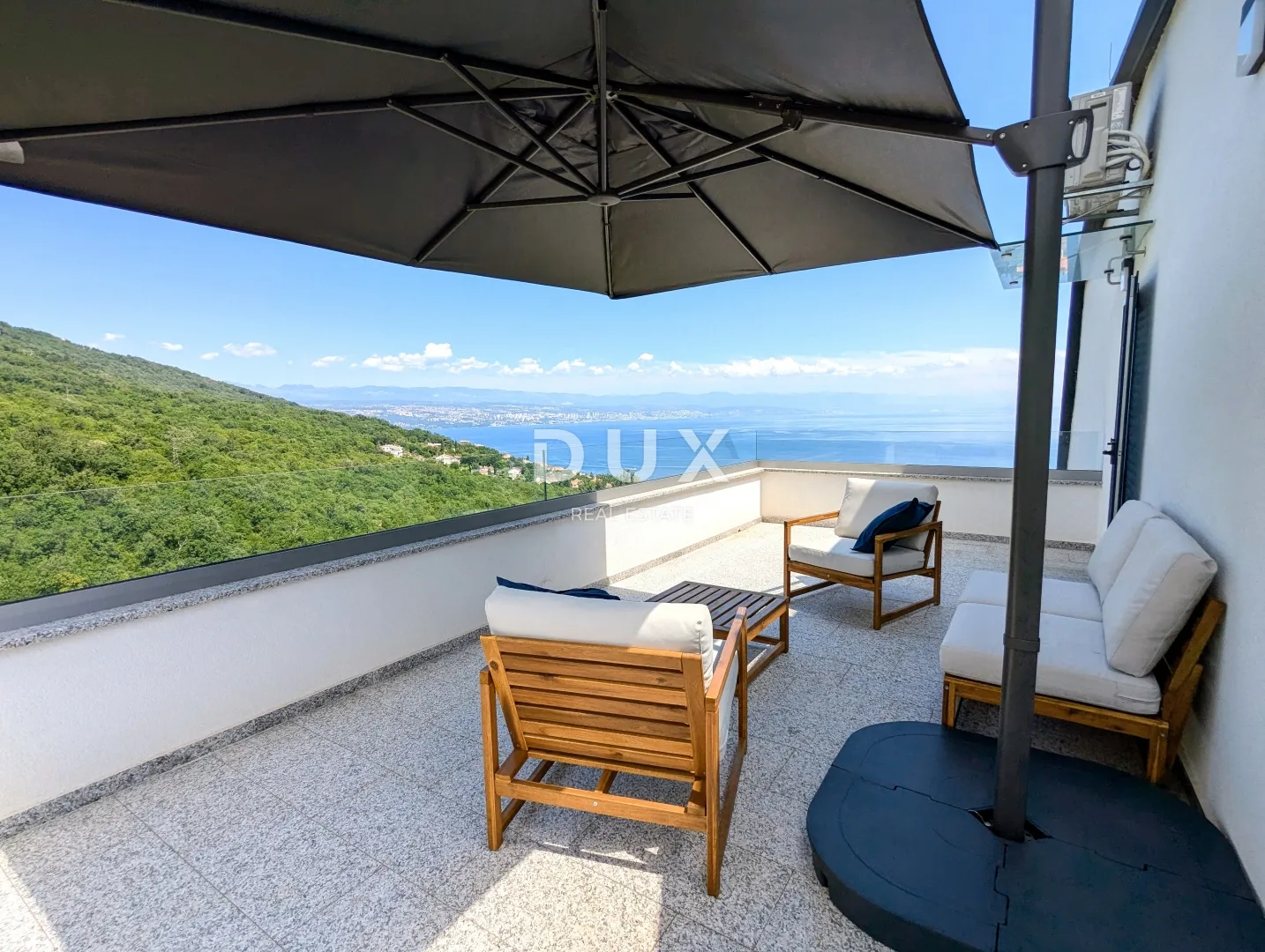 opatija, ičići, stan, 92 m2, panoramski pogled na more - slika 2