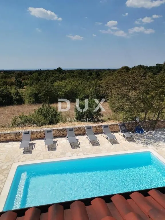istra, svetvinčenat - kamena vila s pogledom na more - slika 18