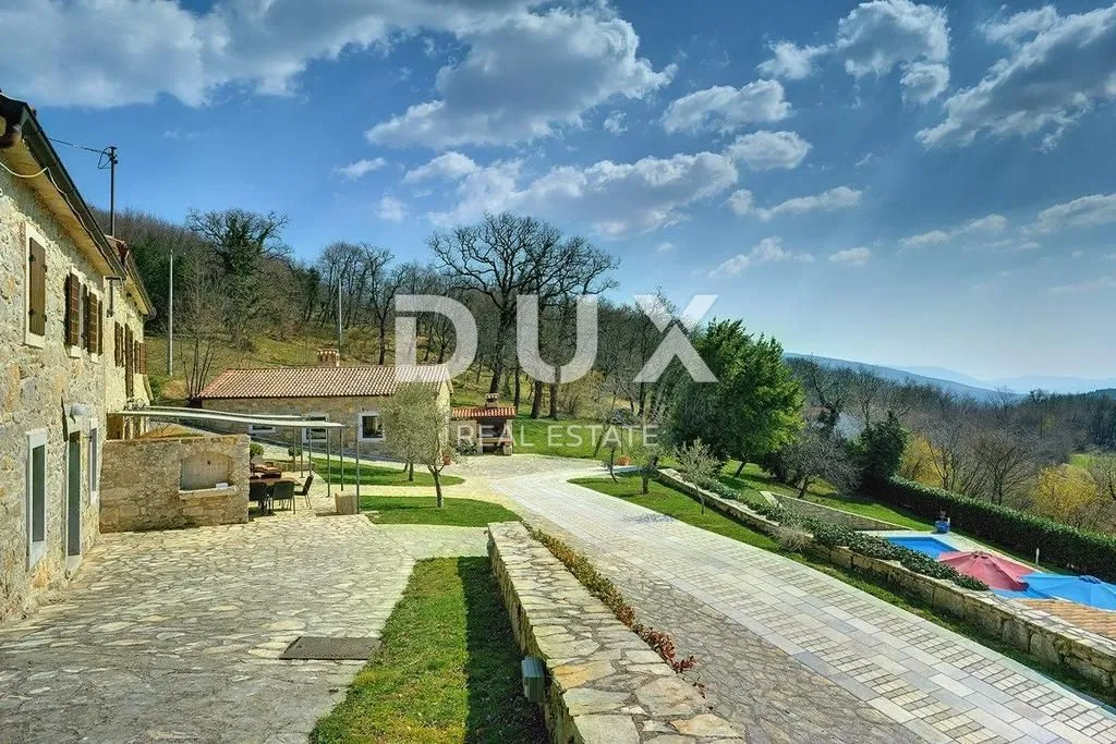 istra, lupoglav - kamene vile u rustikalnom stilu s panoramskim pogledom - slika 2