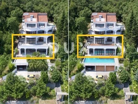 opatija, centar - dvoetažni stan 200m2 (prizemlje + suteren) 3s+db s panoramskim pogledom na more + okoliš 100m2 - slika 6