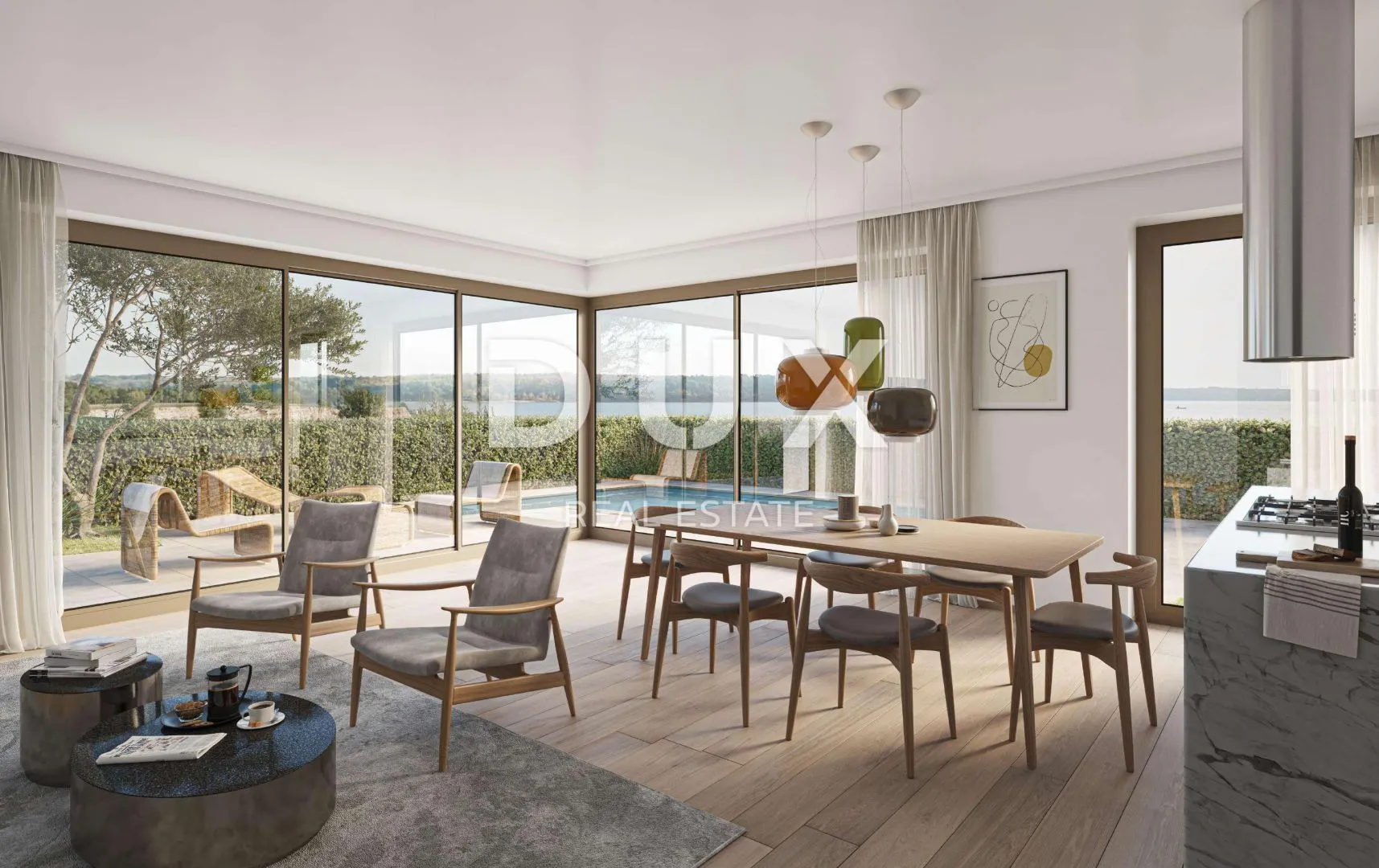 novigrad - dvojna kuća u novom kompleksu od 9 zgrada sa sveukupno 24 stana i 6 dvojnih kuća, s pogledom 200m od mora! - slika 15
