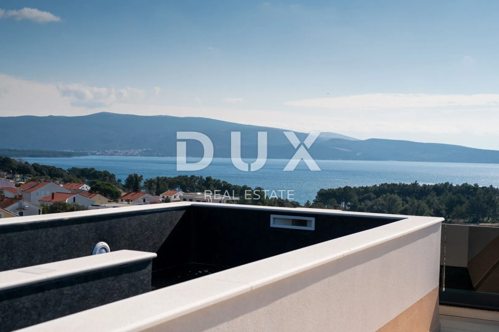 grad krk, centar - dvoetažni penthouse s bazenom i panoramskim pogledom - slika 12