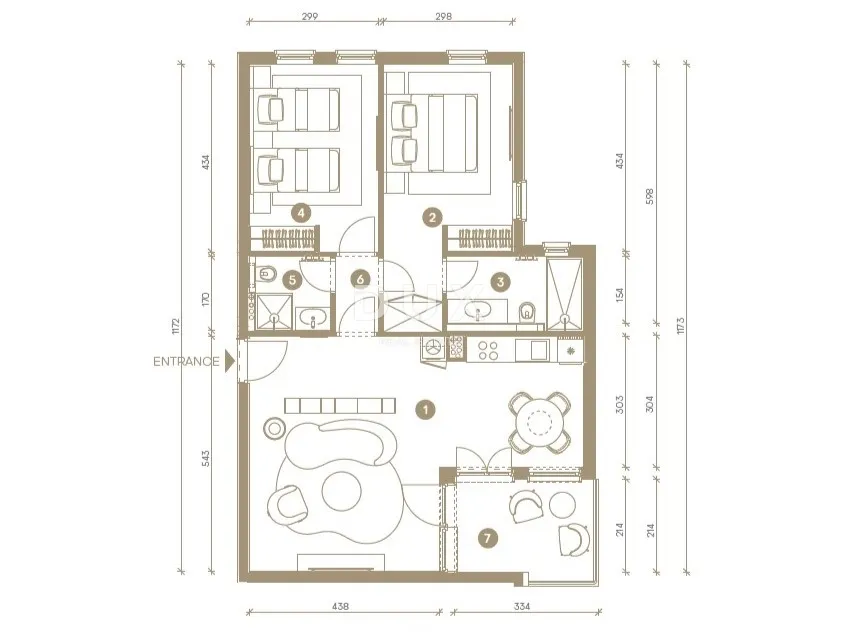 novi vinodolski – stan od 65m² u ekskluzivnom resortu, prvi red do mora s privatnom plažom - slika 33