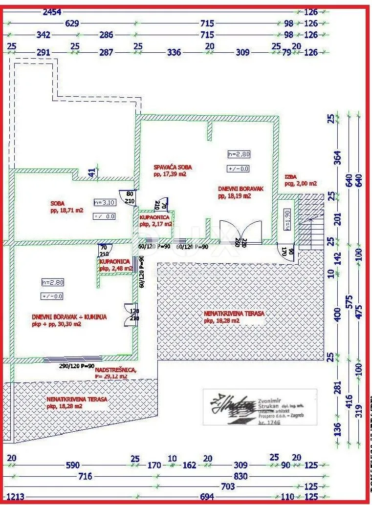 otok pag, grad pag- dvojna kuća 247 m2 za turizam - slika 28