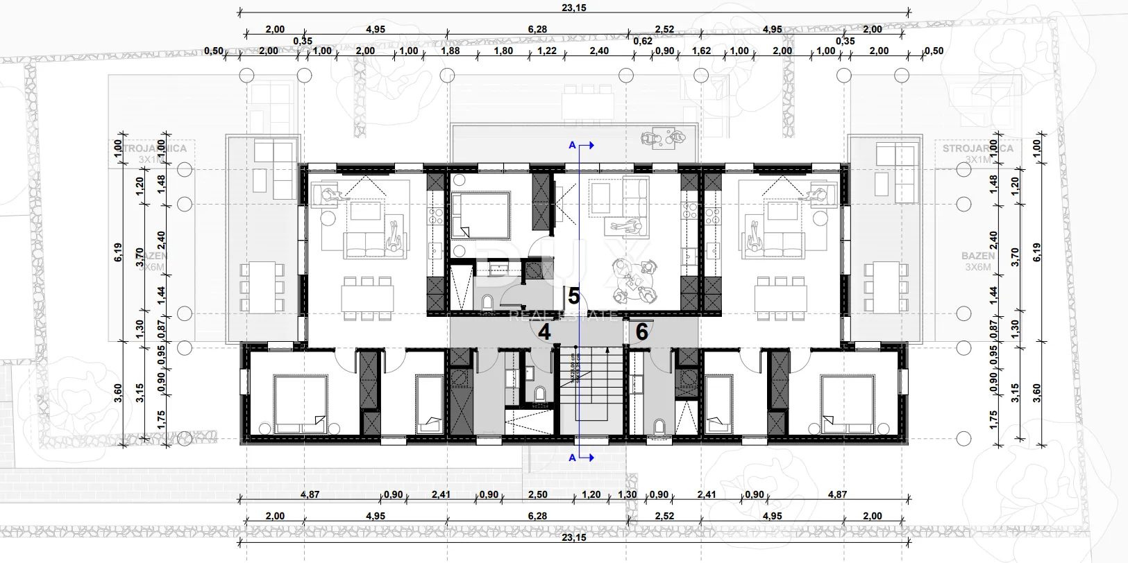 zadar, zukve, zemljište, 1200m2, građevinska dozvola - slika 4