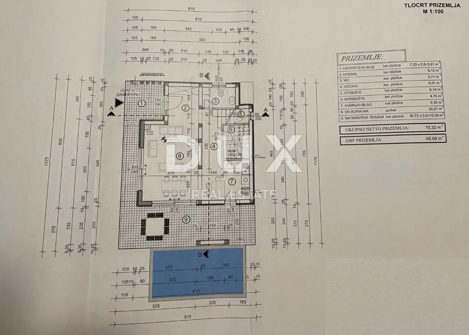 otok krk, grad krk (okolica) - moderna luksuzna vila s bazenom i pogledom na more - slika 29