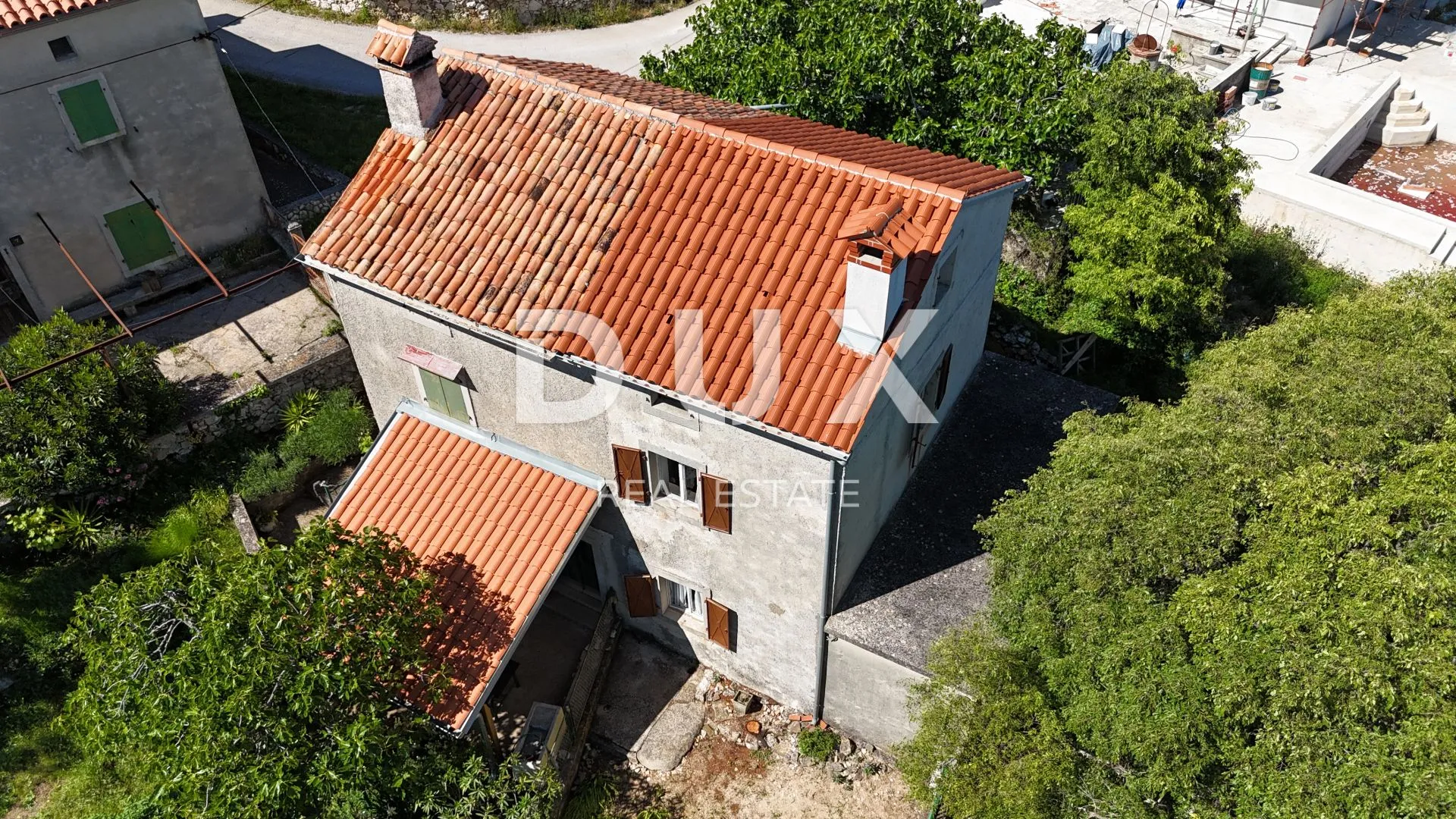 istra, rabac (okolica) - kamena kuća s pogledom na more - slika 35