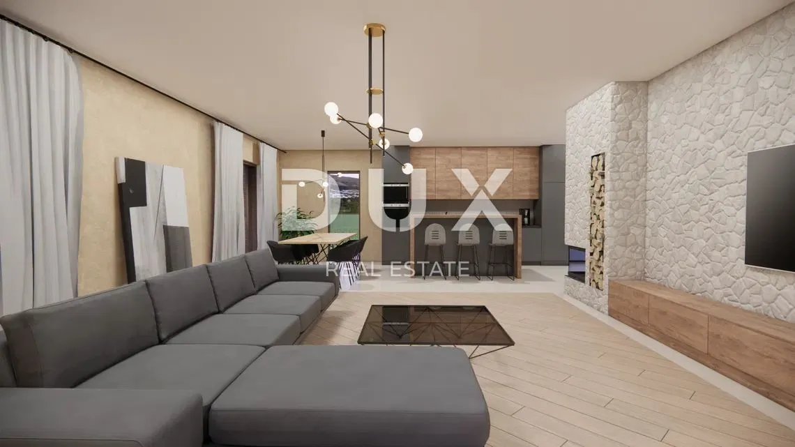 otok krk, malinska, vila, 204 m2, novogradnja, bazen, luksuzno - slika 9