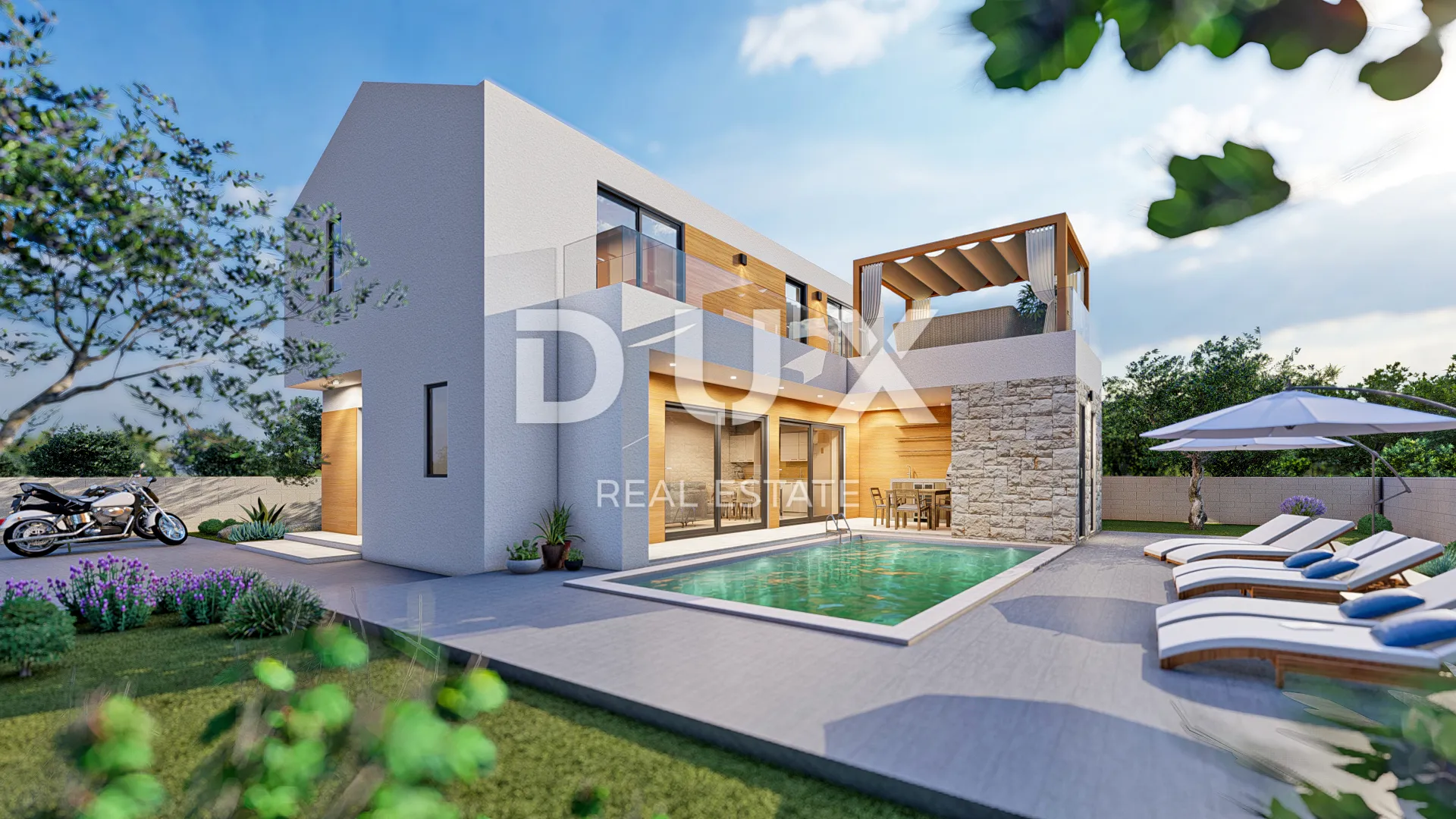 zadar, rtina - projekt s dozvolama za gradnju 6 luksuznih vila - slika 7