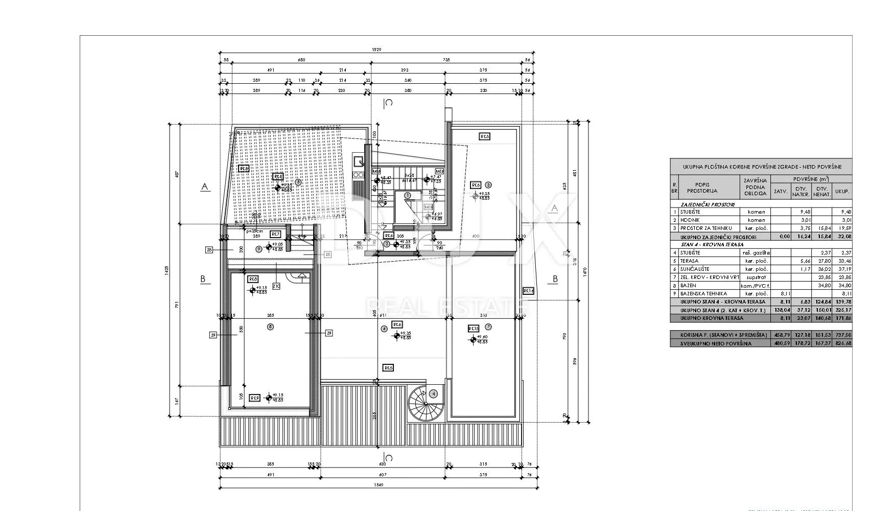 zadar, kožino - luksuzni penthouse pokraj mora - slika 24