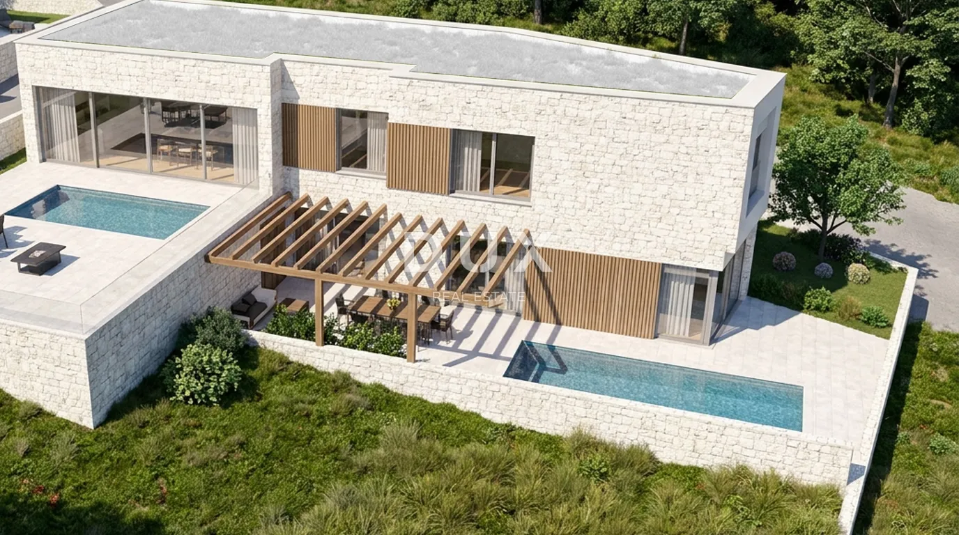 kvarner, crikvenica, stan, 104 m2, bazen, pogled na more - slika 2