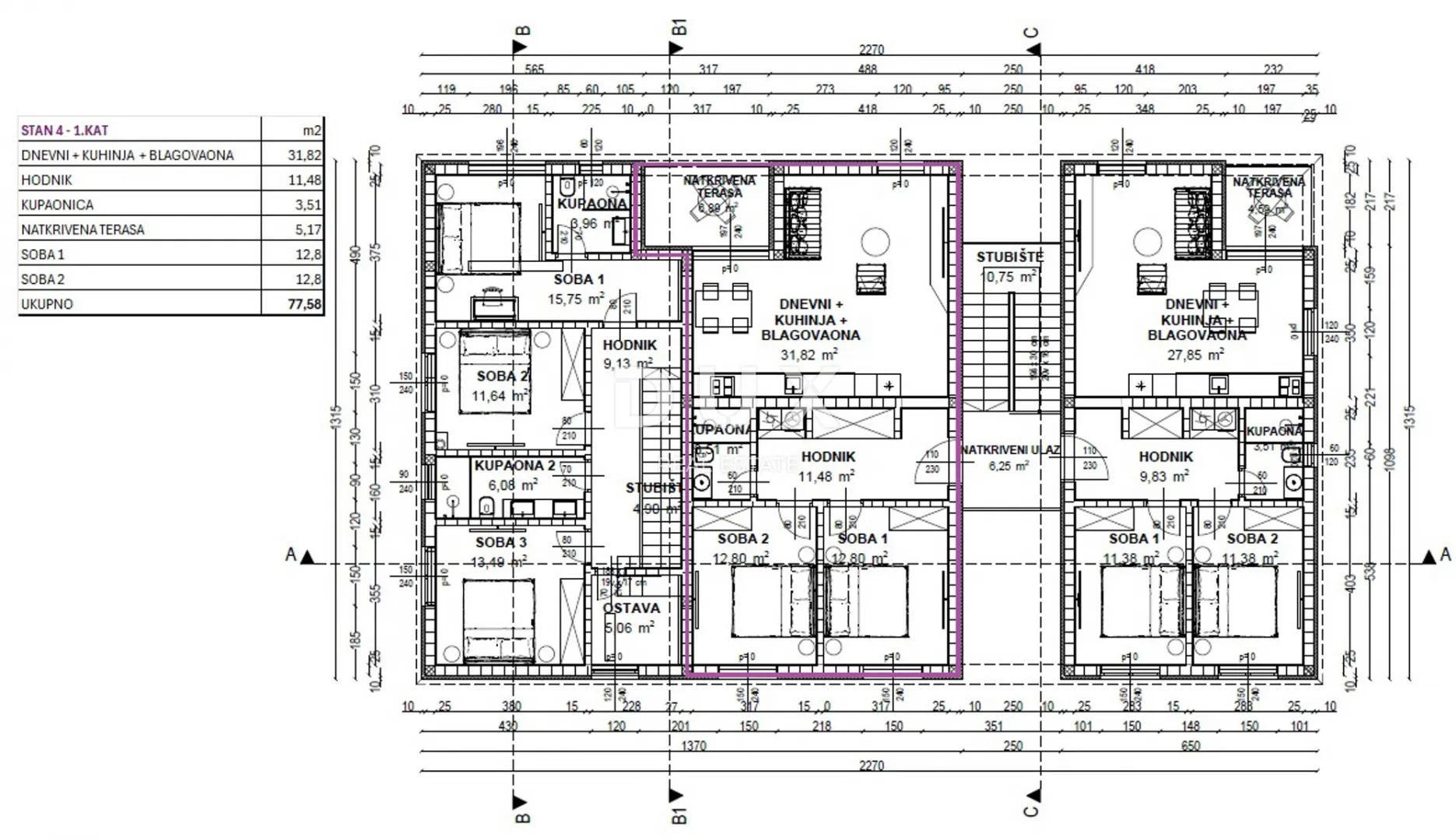 istra, poreč - stan 2s+db u novom projektu na odličnoj lokaciji! - slika 3