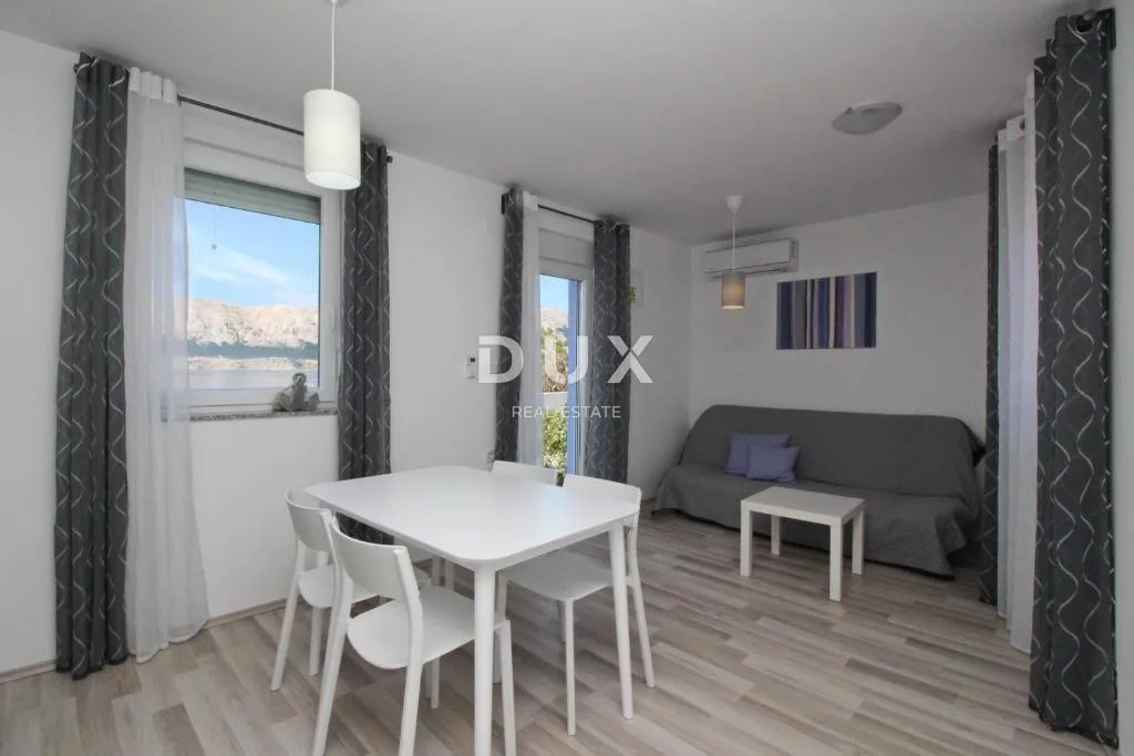 otok krk, baška - dva apartmana prvi red do mora - slika 14
