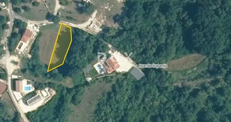 istra, juršići, zemljište, 1.158 m2, poljoprivredno 550 m2 - slika 2