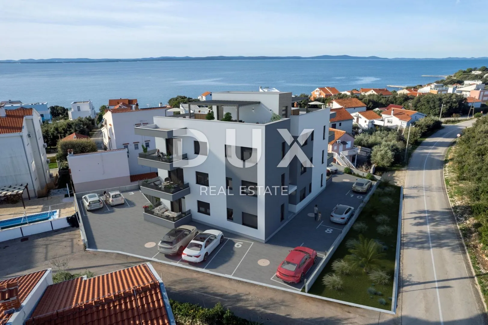 zadar, petrčane - prostrani stan s vrtom u izgradnji 150 m od mora - slika 1