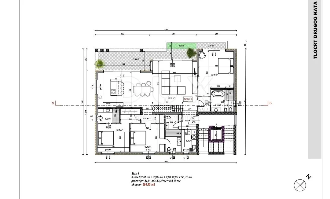 istra, rovinj - dvoetažni stan od 297 m2 500m od mora! - slika 4