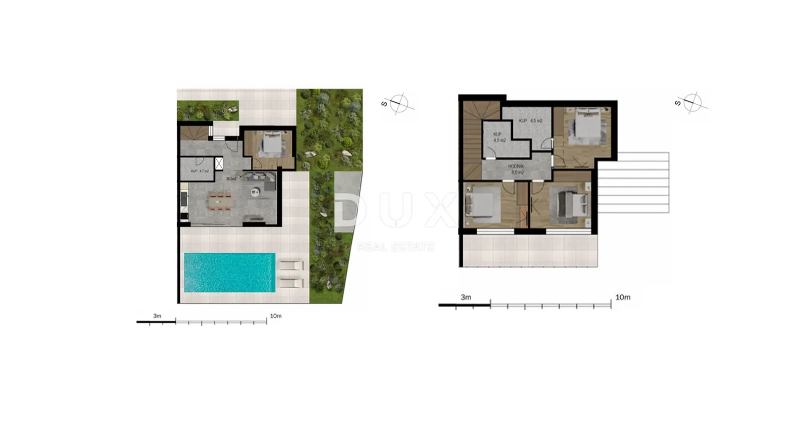 kvarner, crikvenica, kuća, 109 m2, bazen, pogled na more - slika 10