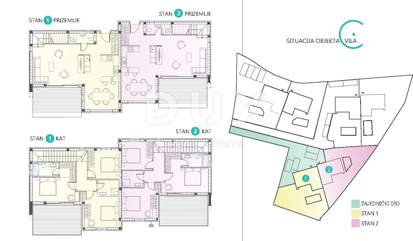 kvarner, kraljevica, dvojna vila, 151 m2, novogradnja, bazen - slika 7
