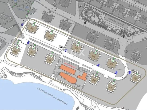 novi vinodolski – stan od 59m² u ekskluzivnom resortu, prvi red do mora s privatnom plažom - slika 13